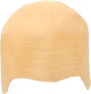 Makeup Latex Silicone Bald Cap Latex Makeup Bald Head Wig Cap Big Size Fake Bald Wig Accessory for Adults Men Women Cosplay Costume