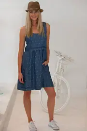 Bleach Print Dress--JAG-JWS149004