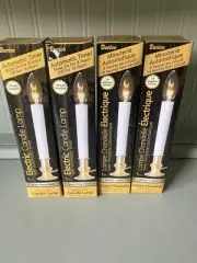 Darice 6201-70 9" Electric Candle Lamp 7W Bulb and Automatic Timer 5 ft Cord NOS