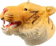 COMNESTBI Animal Hand Puppet for Creative Parent Cosplay Lightweight Interactive Plaything for Boys and Develops Motor Skills and Communication Tiger Design