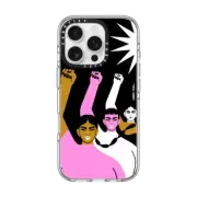 iPhone 16 Pro Clear Case MagSafe Compatible Resistance is Female by Camila Rosa