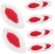 10Pcs Plush Rabbit Ear Hair Accessories for Hair Clips and Decorations Cute Bunny Ears for Rabbit Ear Charms for Creative Hair Styles