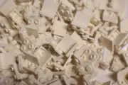 25 Lego White,Bracket 1 x 2 - 2 x 2 inv 296