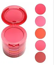 Professional 5 Colours Multi-layer Powder Blush/Blusher Makeup Palette Contouring Kit - Ideal for Professional and Daily Use
