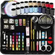 Sewing Kit for Adults and Kids - Small Beginner Set W/Multicolor Thread, Needles