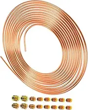 3/16 Inch Wire Car Brake Line 25 Inch Long 16 Pcs Screws High Bursting Strength