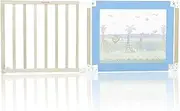 Bed Rails Guardrail Protection Bed Support Rail Wood and Metal Frame Double Button Design (1 Pack) (B 2M)