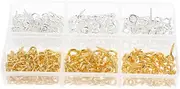 ULTECHNOVO Unique DIY Jewelry 9 Pack Metal Screw Eye Self-Tapping Eye Screws Hook for Crafting Accessories