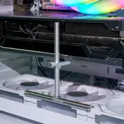 Aluminum GPU Support Stand, Adjustable Single Layer Video Card Holder for PC