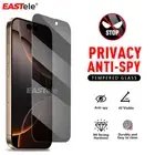 For iPhone 16 15 14 13 12 11 Pro XS Max Privacy Tempered Glass Screen Protector