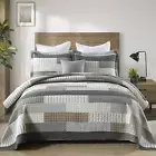 Quilts King Size, King Quilt Bedding Set Bedspread, 100% Cotton Patchwork Quilt