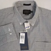 NEW Pendleton Men’s M Evergreen Stretch VIRGIN Wool Spandex Flannel Fitted Plaid