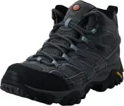 MERRELL WOMEN'S MOAB MID WATERPROOF HIKING BOOT-SIZE 7.5 / COLOR GRANITE - NIB