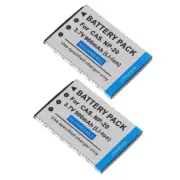 2-PACK Battery for Casio NP-20DBA, NP-20, EX-Z75, EX-Z75BK, EX-Z5, EX-Z6, EX-Z7