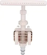 Generic Pool Fountain, PVC Adjustable 360 Degree Water Spray Water Efficient High Pressure Waterfall Sprinkler Fountain for Above Ground Inground Pools