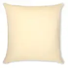 20" x 20" Throw Pillow Cozy Soft Microbead Off White Creme: 1 Pc