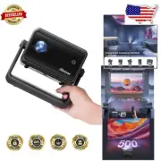 Ultimate Portable Mini Projector with WiFi 6, 15000:1 Contrast & Bluetooth Audio