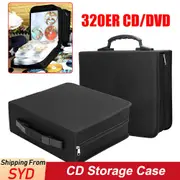320 Disc CD DVD Case Wallet Storage Holder Album Folder Sleeves Cover Bag Box