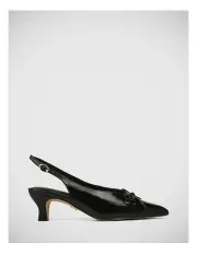[Wittner] Heiress Leather Kitten Heel in Black