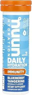 nuun Immunity Blueberry Tangerine Enhanced Hydration Tablets (Tube of 10 Tabs)
