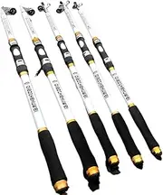 LLEIIshen Telescopic Fishing Rod 2.1M 2.4M 2.7M 3.0M 3.6M Super Hard Carp Rod Sea Fishing/1740