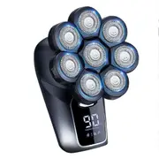 8D Electric Head Head Shaver for Bald Men Waterproof Wet/Dry Grooming Kit Shaver