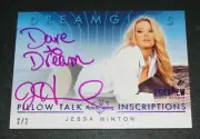 2016 Benchwarmer JESSA HINTON Dreamgirls PILLOW TALK Inscriptions Pink/2 PLAYBOY