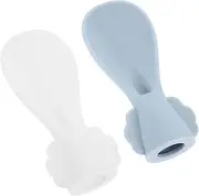 Homoyoyo 2pcs Pouch Feeder Squeeze Spoon Attachments for Easy Dispensing - Ideal for Homemade Food - Milk Storage and Feeding