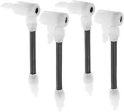 BELLIFFY 4pcs Valve Adapter for Yoga Ball Mini Air Pump Bike Tire Pump Replacement Nozzles for Tire Inflator Exercise Ball Bike Valve Adapter