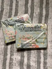 Wamsutta Vintage '81 "Sweet Dreams" NOS Flat & Fitted Twin Sheets, Percale, Aqua