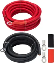 Cables inversores de alimentación 5 AWG para batería, cobre libre de oxígeno, ju