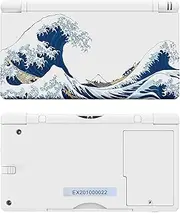 eXtremeRate The Great Wave Replacement Full Housing Shell for Nintendo DS Lite, Custom Handheld Console Case Cover with Buttons, Screen Lens for Nintendo DS Lite NDSL - Console NOT Included