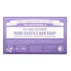Dr Bronner's Pure Castile Bar Soap - 140g - Lavender (Pack of 2)
