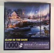 BITS AND PIECES Glow In The Dark Puzzle 1000PC All is Bright Factory Sealed