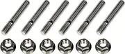 Dorman 03133HP Exhaust Flange Stud Kit - M10-1.5 x 62mm Stainless Steel Compatible with Select Models (OE FIX)