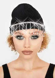 Frostbite Rhinestone Beanie