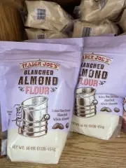 Trader Joe's Almond Blanched Flour 16 oz each (Pack of 2)