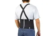Safetyware Premium Reflective Back Support Belt Lumbar Lower Waist Brace Pain Relief Heavy Duty