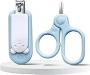 Professional Nail Kit with Baby Nail Clipper and Scissor Baby Essential Nail Care Kit for Newborns and Up Manicure Set