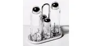Alessi Ettore Sottsass 4-Piece Condiment Set