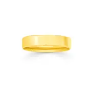 9ct Gold 5mm Wedding Band Size W