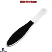 White Foot Scrub Hard Dead Skin Removal Double Sided Manicure Pedicure Tools