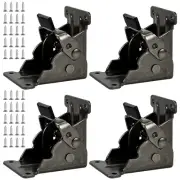Enenes Folding Bracket, 4 PCS Lock Extension Support for Table Bed Leg, Bronz...