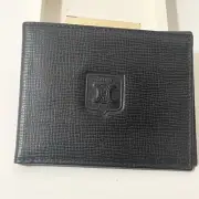 Unused CELINE M11 Leather Bi Fold Wallet Leather Black 076