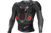 Alpinestars Bionic Plus V2 Protection Jacket (Large, Black/Red)