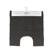 Ardor Toggle 50x50cm Contoured Bath Mat Charcoal