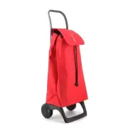 Rolser Jet Ln Joy 2-Wheel Folding Shopping/Market Trolley Storage Bag 40L Red