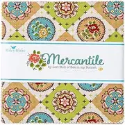 Riley Blake Mercantile Fabric by Lori Holt of Bee in My Bonnet, Premium Quilting Fabric, for Quilting, Apparel, Crafting, Sewing Projects & More (5-Inch Stacker 42 Pieces)