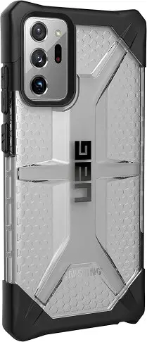 【美國代購】UAG Samsung Galaxy Note20 Ultra 5G [6.9英寸屏幕]堅固輕巧的超薄防震手機殼 透灰