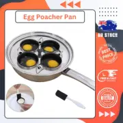 Egg Poacher Pan - Stainless Steel Poached Egg Cooker – Perfect Poached Egg Maker